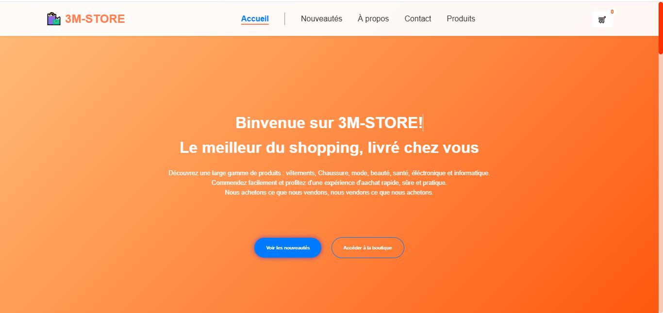 Boutique en ligne